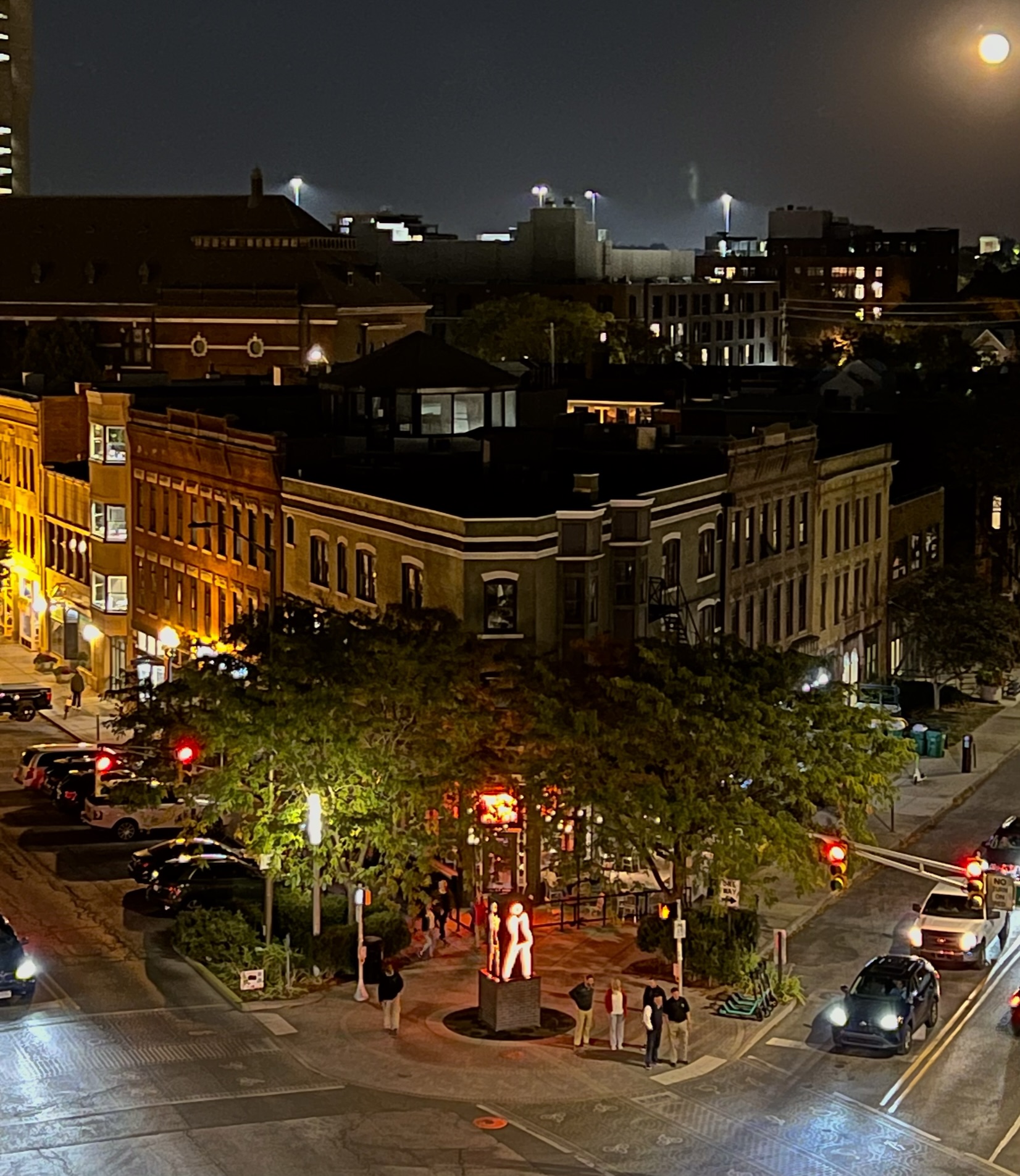 View from the Mass Ave Rooftop Social